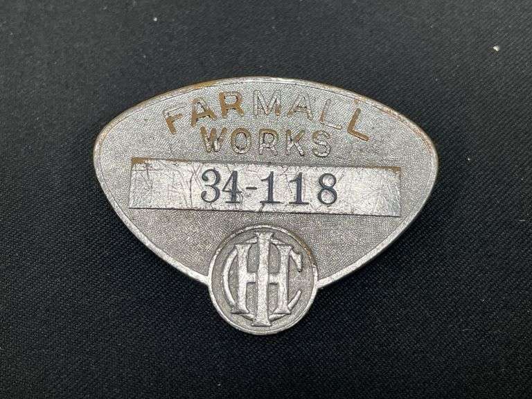 IHC Farmall Works Employee Badge