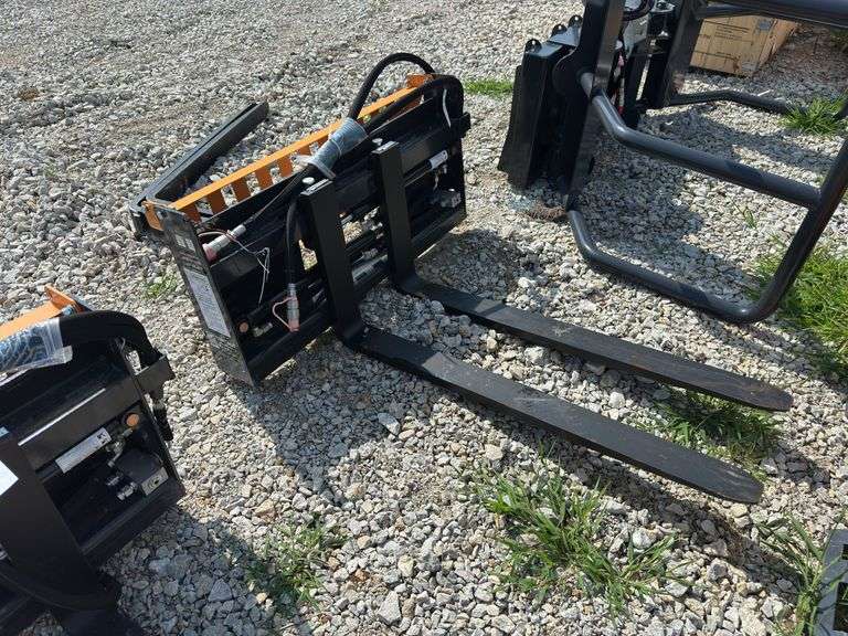 Hydraulic Skid Steer Fork Attachment image