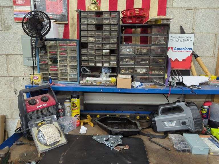 Blue Workstation and Contents