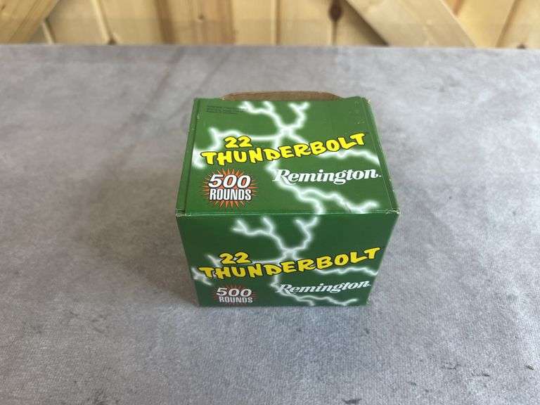 500 Rounds Remington Thunderbolt .22 LR RN