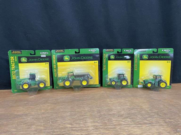 (4) 1/64 John Deere NIB Ertl image