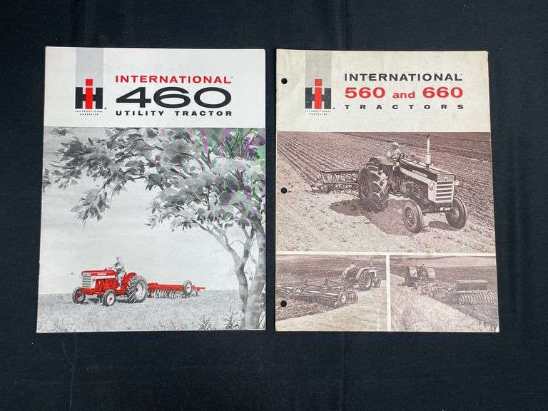 (2) IH 460 + 560 Tractor Sales Literature image