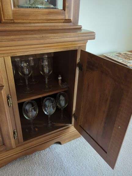 Lighted China Cabinet/Hutch - 77" x 52" x 18"