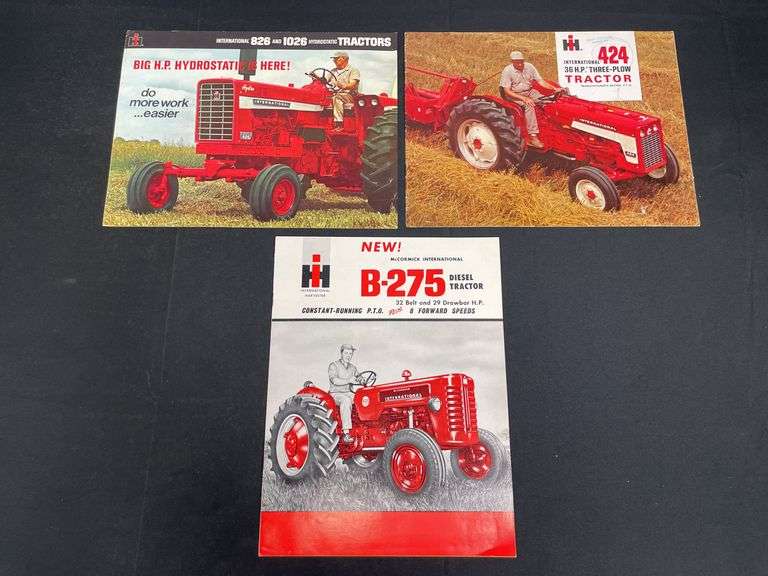 (3) IH Tractor Sales Literature image