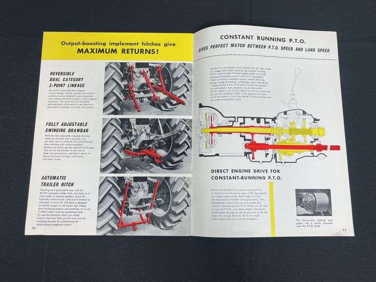 (3) IH Tractor Sales Literature