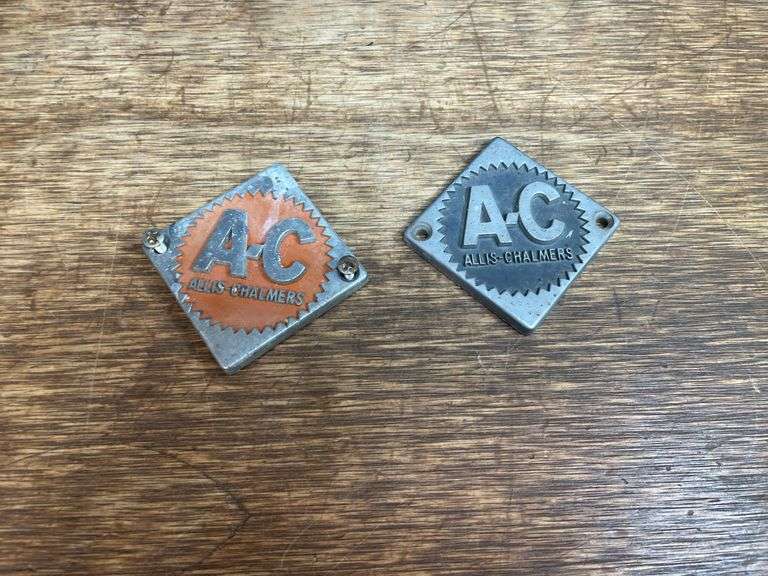 (2) Allis Chalmers Badges