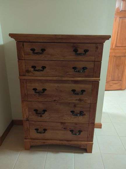 5 Drawer Dresser - 50" x 20" x 34" image