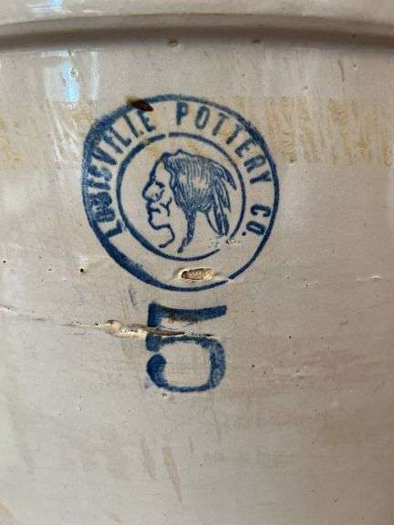 Louisville Pottery 5 Gallon Crock with Lid