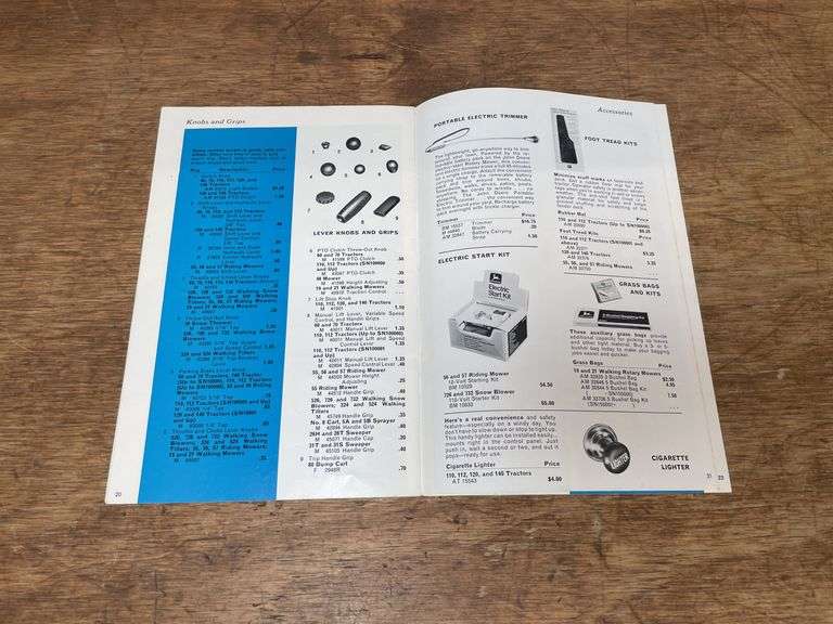 (4) John Deere L&G Sales Literature