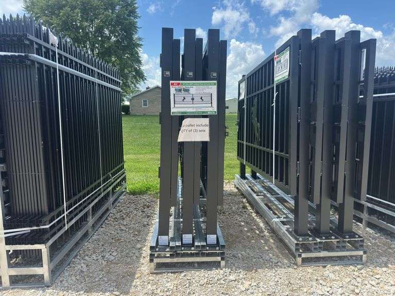 Heavy Duty Metal Farm Driveway Gate 7 X 20 Ft 2 Pieces