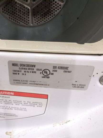 GE Sensor Dry - Electric Dryer