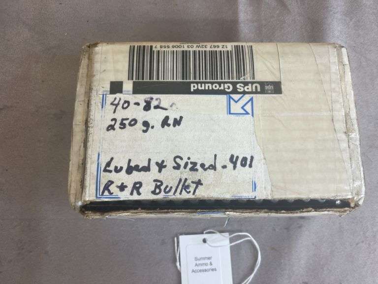 1 Box .40-82 250 Gr. Lubed & Sized RN Cast Bullets