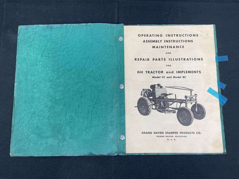 Grand Haven Tractor + Implements Manual