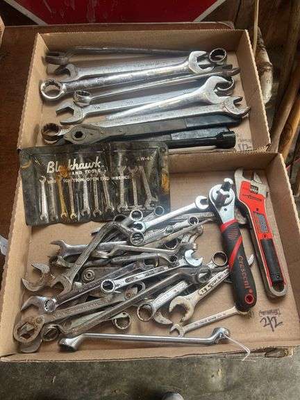 (2) Flats of Misc. Wrenches
