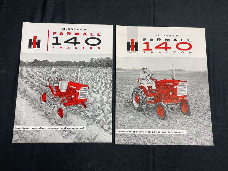 (2) Farmall 140 Tractor Sales Literature image