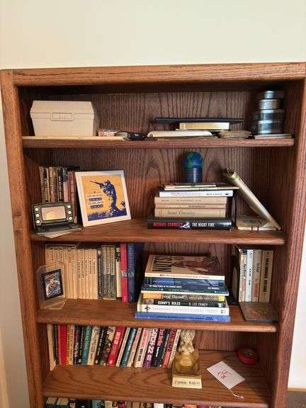 Bookshelf and Contents (Books and Decor)