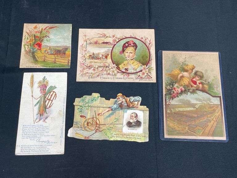 (5) IHC Deering + McCormick Trade Cards image