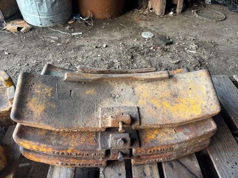 (5) Minneapolis Moline Front Slab Weights image