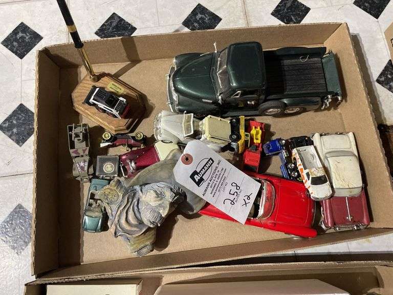 Flats of Scale Model Cars