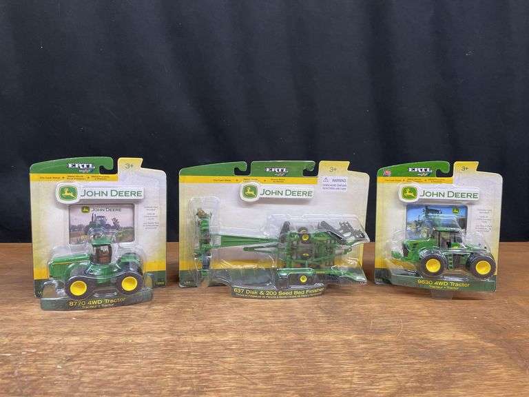 (3) 1/64 John Deere NIB Ertl image