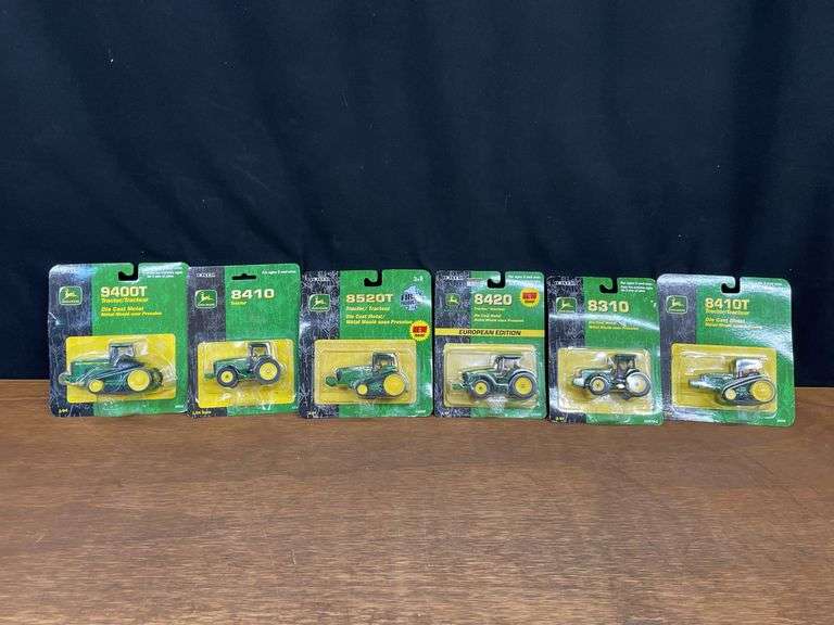 (6) 1/64 John Deere Tractors NIB Ertl image