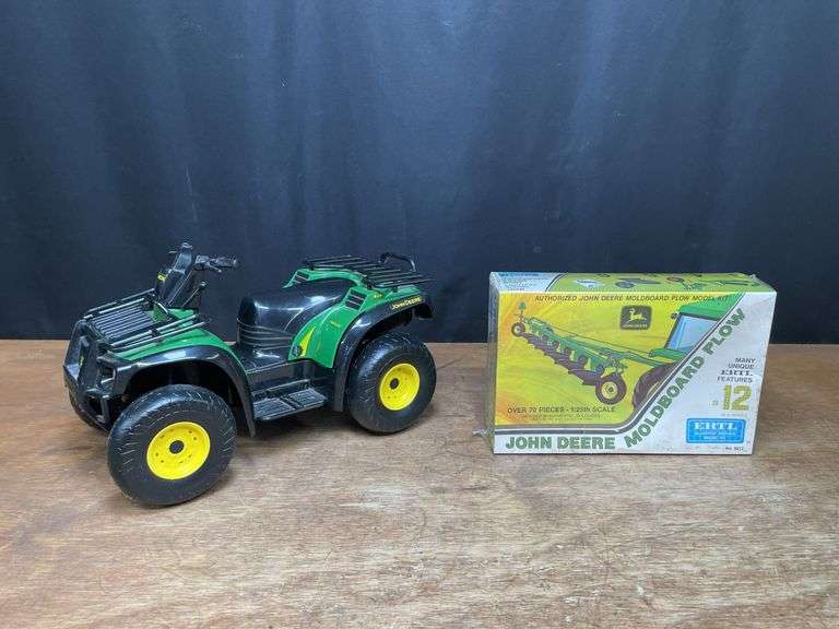 (2) John Deere Plow Model NIB + Buck ATV image