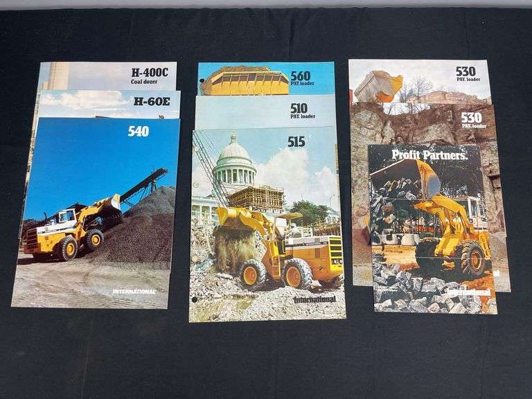 (9) IH Pay Loader Sales Literature image