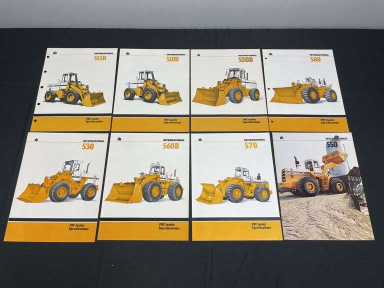 (8) IH Pay Loader Sales Literature image