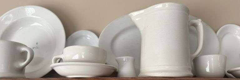 Assorted White Stoneware image
