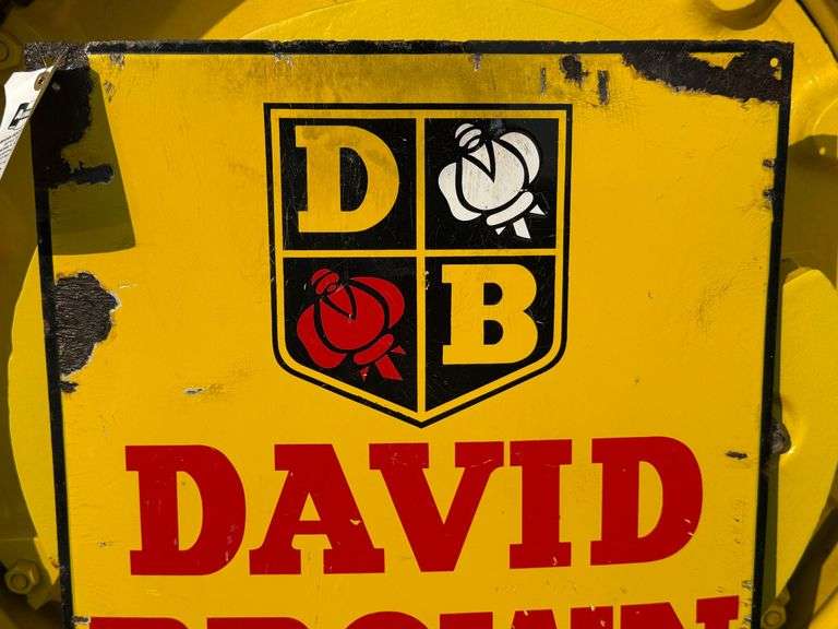 Porcelain French David Brown Sign