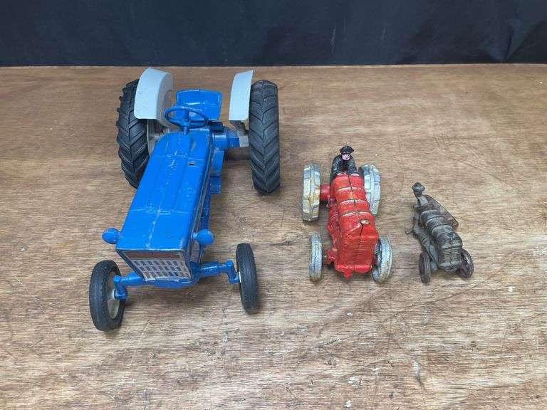 (3) Ford + Fordson Tractors