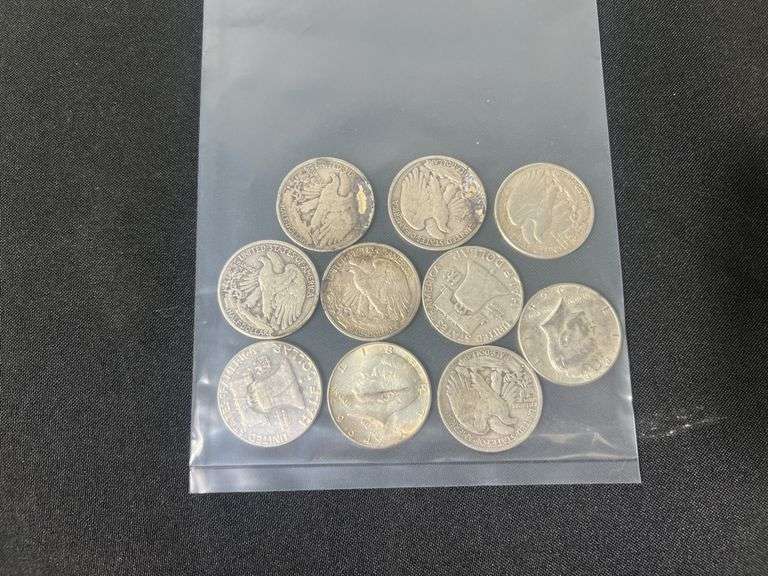 Mixed Silver Half Dollars