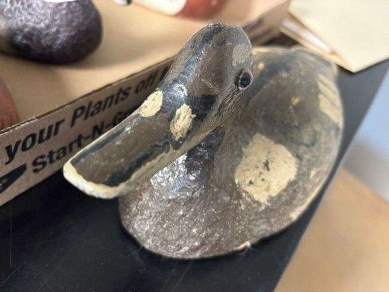 Vintage Duck Decoy and Other Decoys