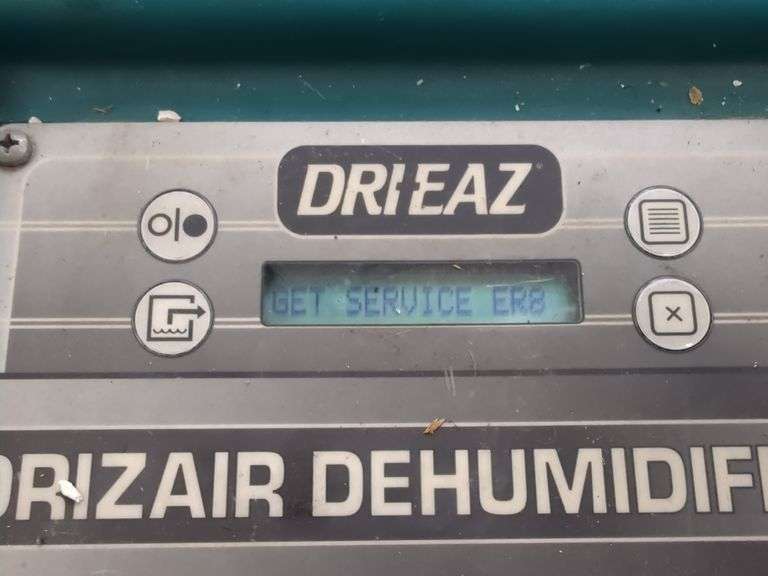 (1) Dri-eaz Evolution LRG Dehumidifier - GET SERVICE ER8 ON Display