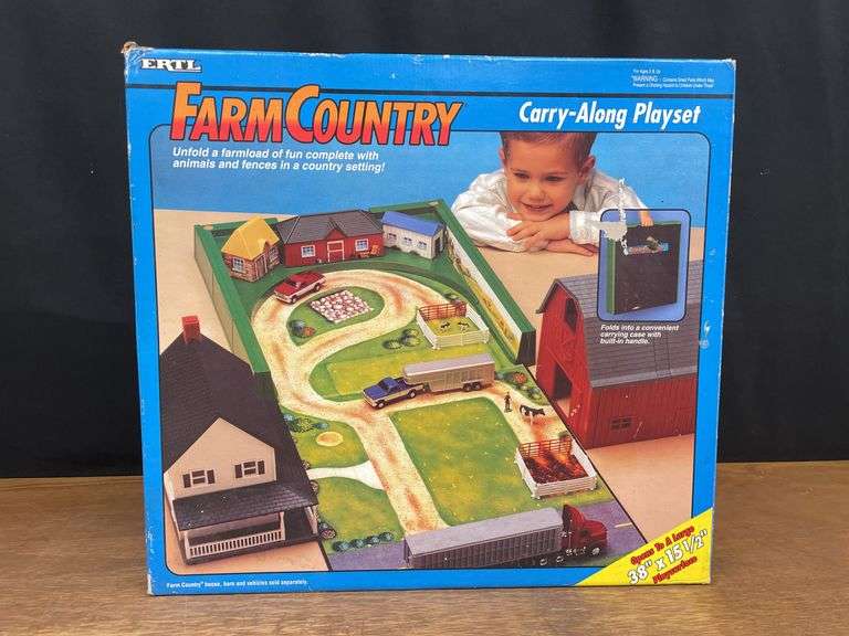 1/64 Carry-Along Playset NIB Ertl image