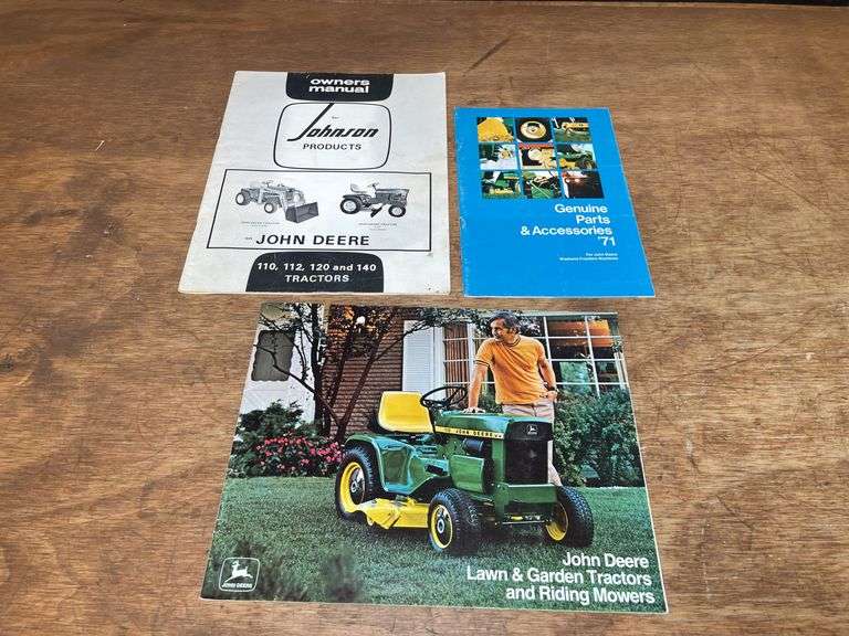 (3) John Deere L&G Sales Literature image