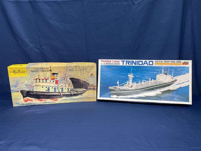 (2) Heller & IMEX Plastic Ship Models image