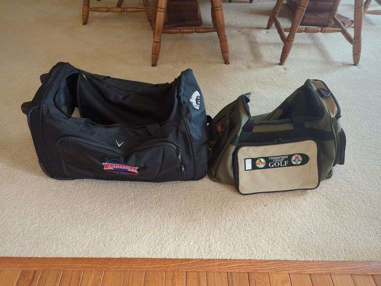 (2) Golf Bags - Callaway and Thompson Cigar image