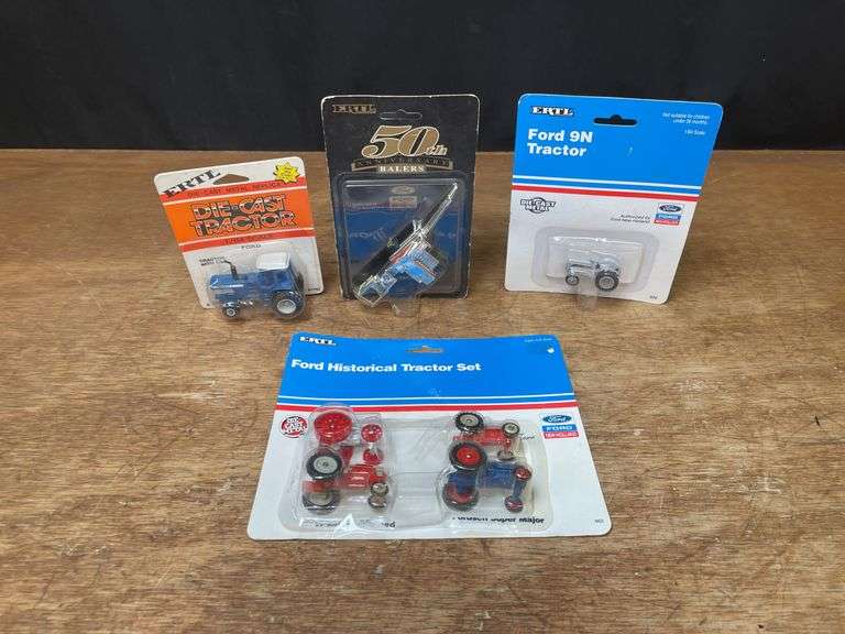 (4) 1/64 Ford + New Holland NIB Ertl image