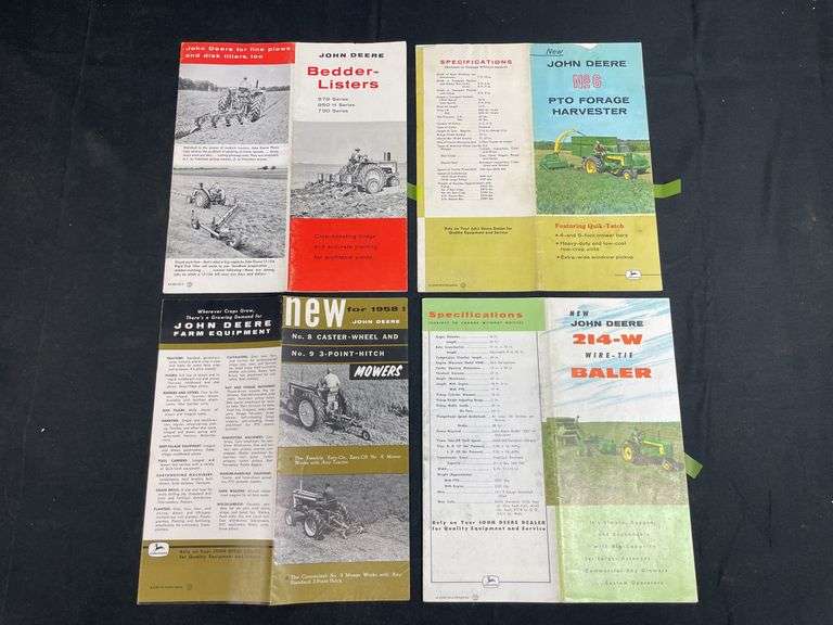 (4) John Deere Implement Sales Literature image