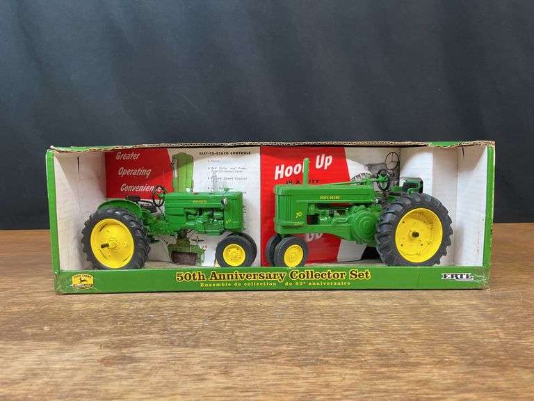 1/16 John Deere 40 + 70 50th Anniversary Set NIB Ertl image