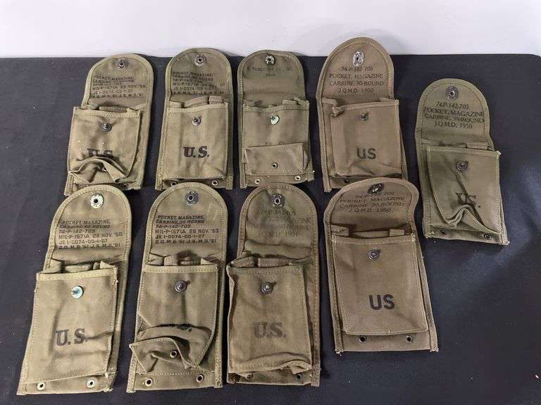 (9)-1950's dated US 30-Round Mag Pouches image