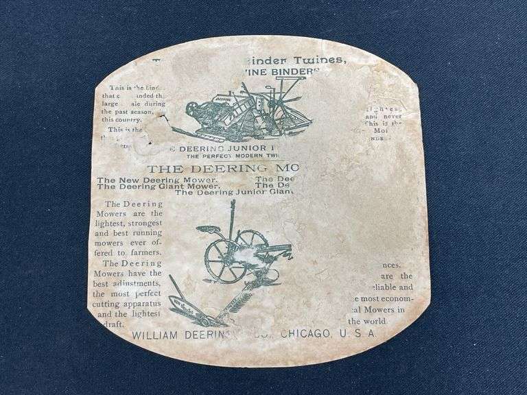 Willian Deering & Co. Daisy Twine Trade Card