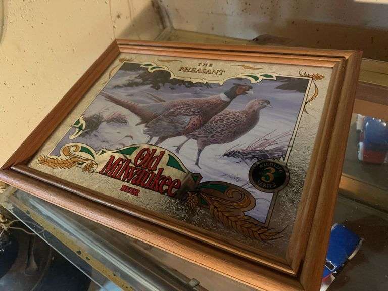 Old Milwaukee Pheasant Mirror