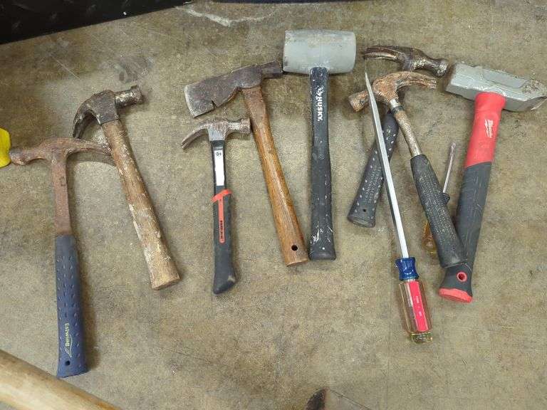 Husky Toolbox with Assorted Tools Lot