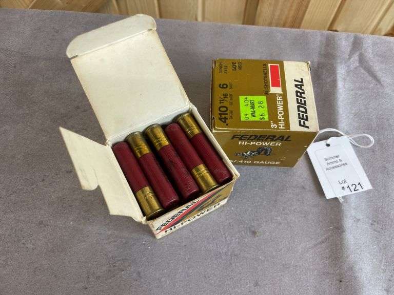 2 Boxes Federal No. 4 .410 Gauge