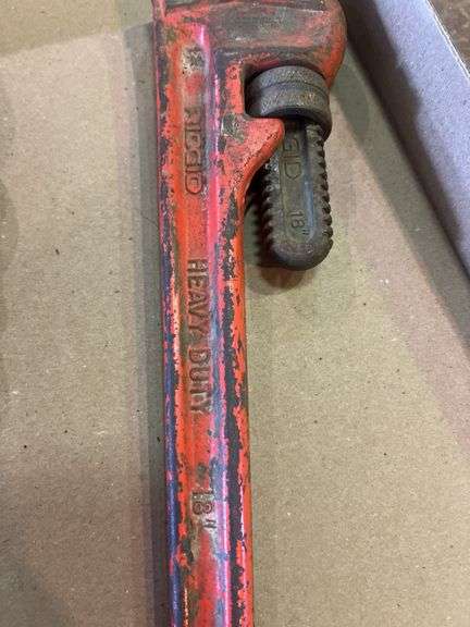 (2) 18" Rigid Pipe Wrenches