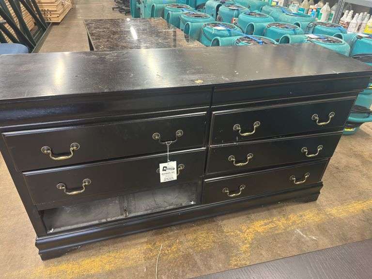 Black Wood Dresser