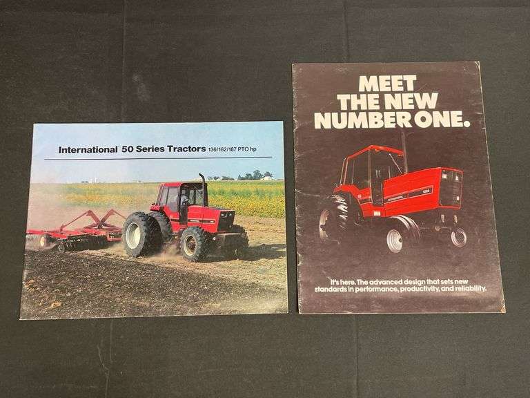 (2) IH Tractor Sales Literature image