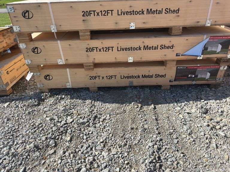 20 X 12FT Livestock Metal Shed image